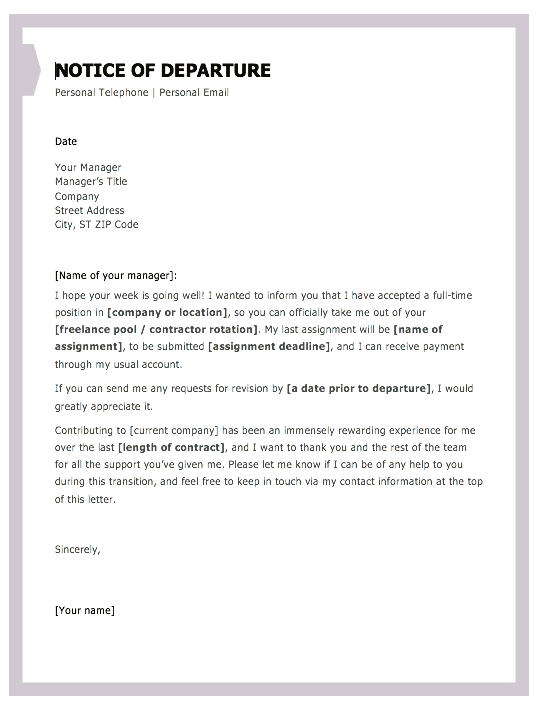 Professional 2 Week Resignation Letter from tuitmarketing.com